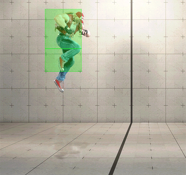 ジャンプ正拳突き